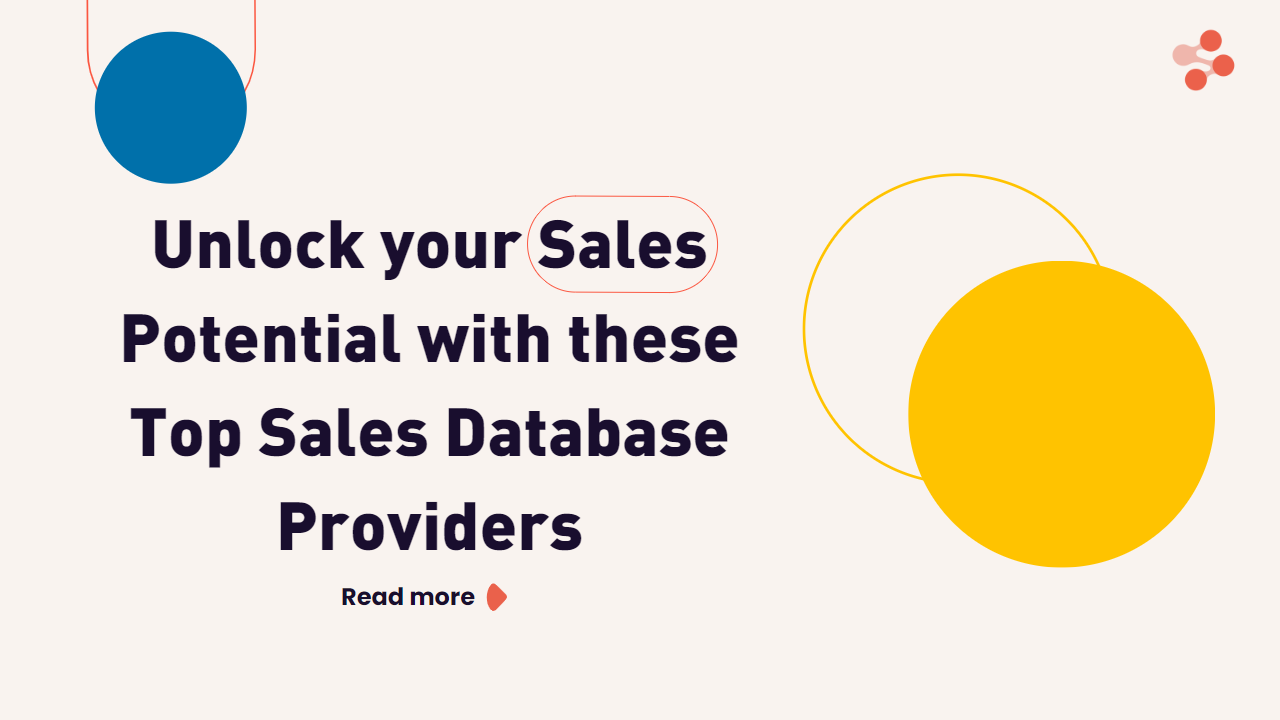 Unlock your Sales Potential with these Top Sales Database Providers